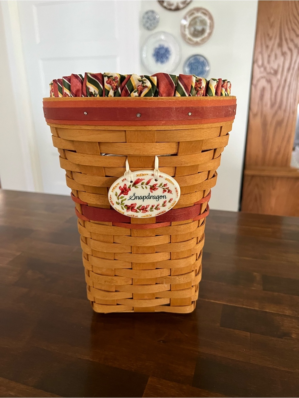 Longaberger Snapdragon Basket, 1998